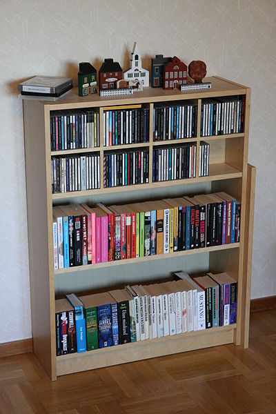 An IKEA bookcase; photo courtesy Magnus Back